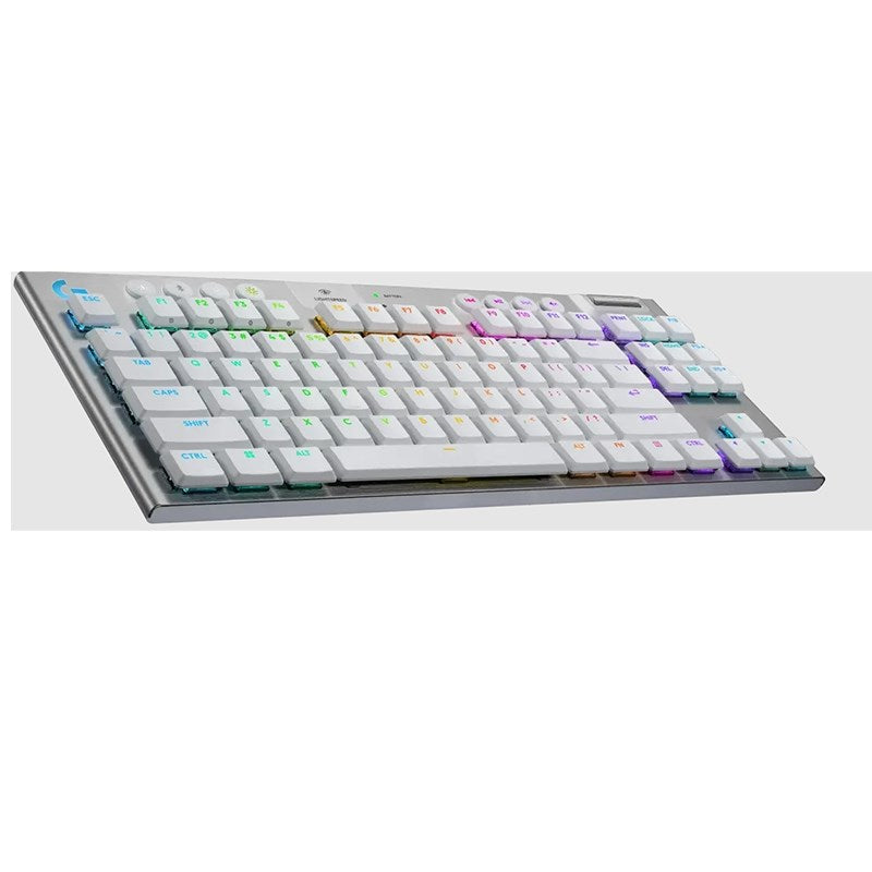Logitech G915 X LIGHTSPEED TKL Wireless Gaming Keyboard - US INT'L - Tactile - White Logitech G915 X LIGHTSPEED TKL Wireless Gaming Keyboard - US INT'L - Tactile - White